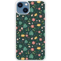 Liberty Bedrukt siliconen hoesje compatibel met iPhone 13 monstera