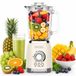 KitchenApp Blender Retro 1.5L – Pichet en verre – 800W – Glace pilée, Smoothie & Pulse – Beige