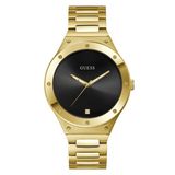 Guess Polshorloge Heren SCOPE GW0427G2 Goudkleurig Staal Zwart Analoog Quartz