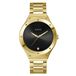 Guess Polshorloge Heren SCOPE GW0427G2 Goudkleurig Staal Zwart Analoog Quartz