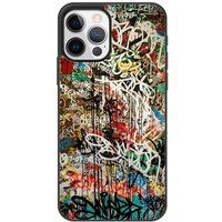 Apple iPhone 12 Graffiti 1 Verstevigd hoesje met sublimatie bedrukking