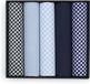 Suitable Zakdoeken 5-Pack Vichy Blauw - Heren - 100% katoen - 40 x 40 cm - Set van 5-Pack - Luxe cadeauset