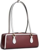 Tommy Hilfiger Grace Velvet Schoudertas Kastanjebruin
