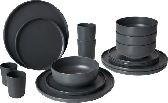 Bo-Camp Industrial Servies Patom - 16-delig - Antraciet