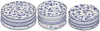 ATMOSPHERA CREATEUR D'INTERIEUR JJA Service de table 12 pièces Mizu bleu