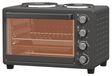 HOMCOM Four de table, 28 L, 2600W, Contrôle de température 100-230℃, Minuterie jusqu'à 60 Min., Noir