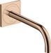 Hansgrohe AXOR Uno Elektronische Waschtischarmatur, Unterputz, Ausladung 225mm, Netzanschluss, Rosé