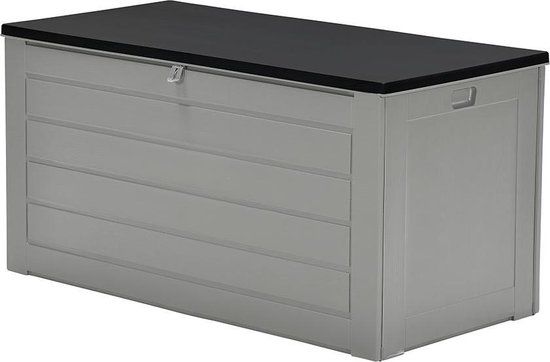 Garden Impressions Primo Kussenkist 680 liter - Grijs/Zwart