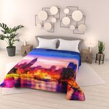 Zomerdekbed Autoruimte Digitale Print Microfiber Tweepersoonsbed SD35
