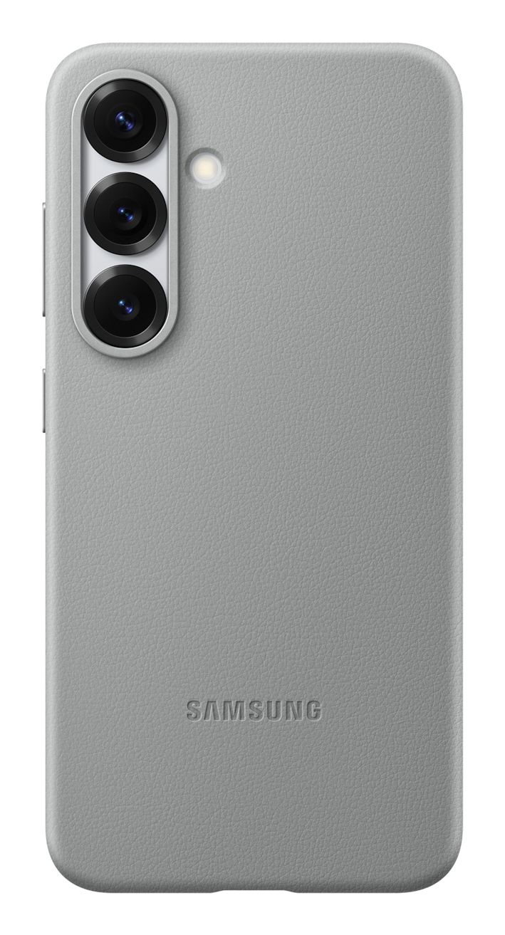 Samsung Galaxy S25 Back Cover - Kunstleer - Grijs