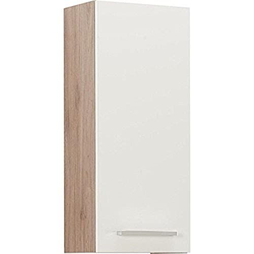 PELIPAL Quickset 380 wandkast - Sanremo eiken terra dwars imitatie - 20,0 x 30,0 x 70,0 cm