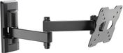 SPACE Meliconi SPACE SYSTEM FULLMOTION 100, tv-muurbeugel met dubbele rotatie, wandbeugel voor flatscreens van 14" tot 25", VESA-bevestiging 50-75-100, draagvermogen tot 17 kg, zwart
