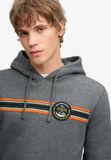 Superdry Heren Hoodie Katoen/Polyester XL Surplus Jetter Charcoal Grit