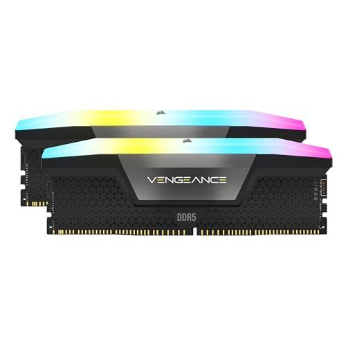 CORSAIR VENGEANCE RGB DDR5 Lichtversterkingsset (Geen Fysiek Geheugen) – Zwart