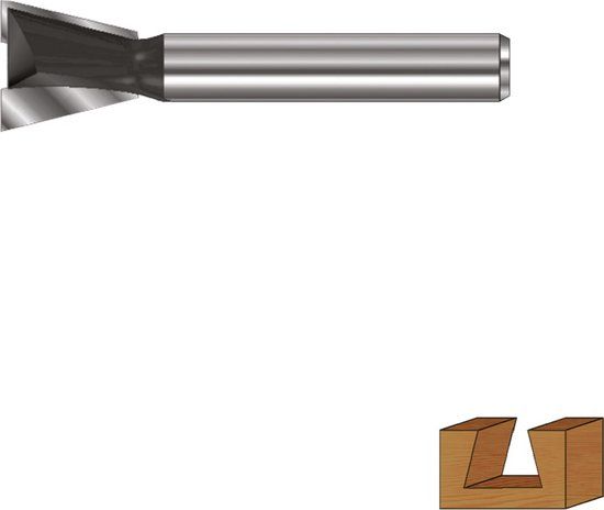 Rotec HM ZWALUWSTAARTFREES, GOLD-LINE, ø9,5/12°, D2=8