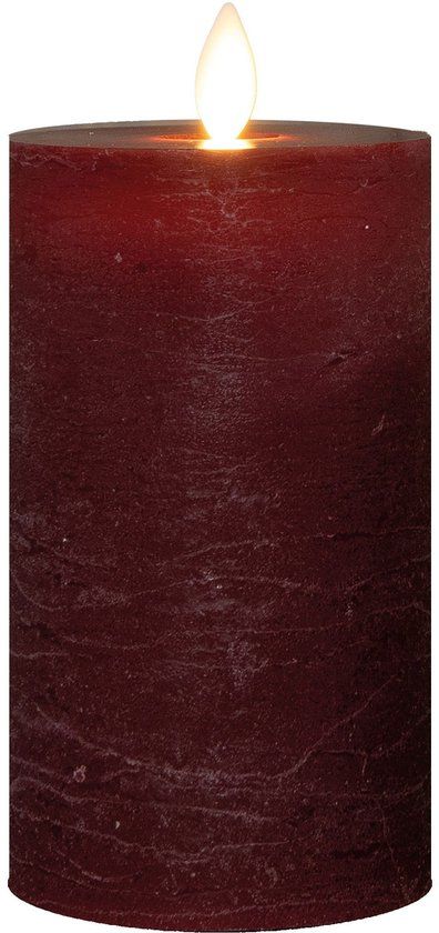 Annas Collection Stompkaars-USB wax 12,5x7,5 cm bordeaux