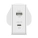 Joby Chargeur rapide universel AC blanc double sortie 42W