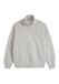 LEVI'S ® Sweatshirt 'Original HM 1/4 Zip' gris clair / rouge sang