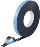 TOOLCRAFT Dubbelzijdige tape Blauw, Zwart (l x b) 30 m x 20 mm 1 stuk(s)
