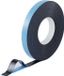 TOOLCRAFT Dubbelzijdige tape Blauw, Zwart (l x b) 30 m x 20 mm 1 stuk(s)