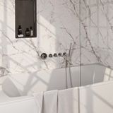 Brauer Chrome Carving Thermostatische Inbouw Badkraan