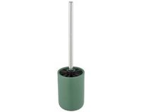 Merkloos Allstar Toiletborstelhouder Olinda - keramiek - groen - Ø 9,5 x 40 cm