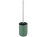 Merkloos Allstar Toiletborstelhouder Olinda - keramiek - groen - Ø 9,5 x 40 cm