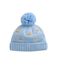 Next - Jongens - Gebreide babymuts met pompon - Blauw