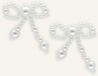 Notre-V Earrings Bow Pearls Sieraden Dames - Wit