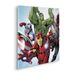 Komar Afbeelding op spieraam - Marvel Avengers Teampower - Afmetingen: 60 x 60 cm - kinderkamer, wanddecoratie