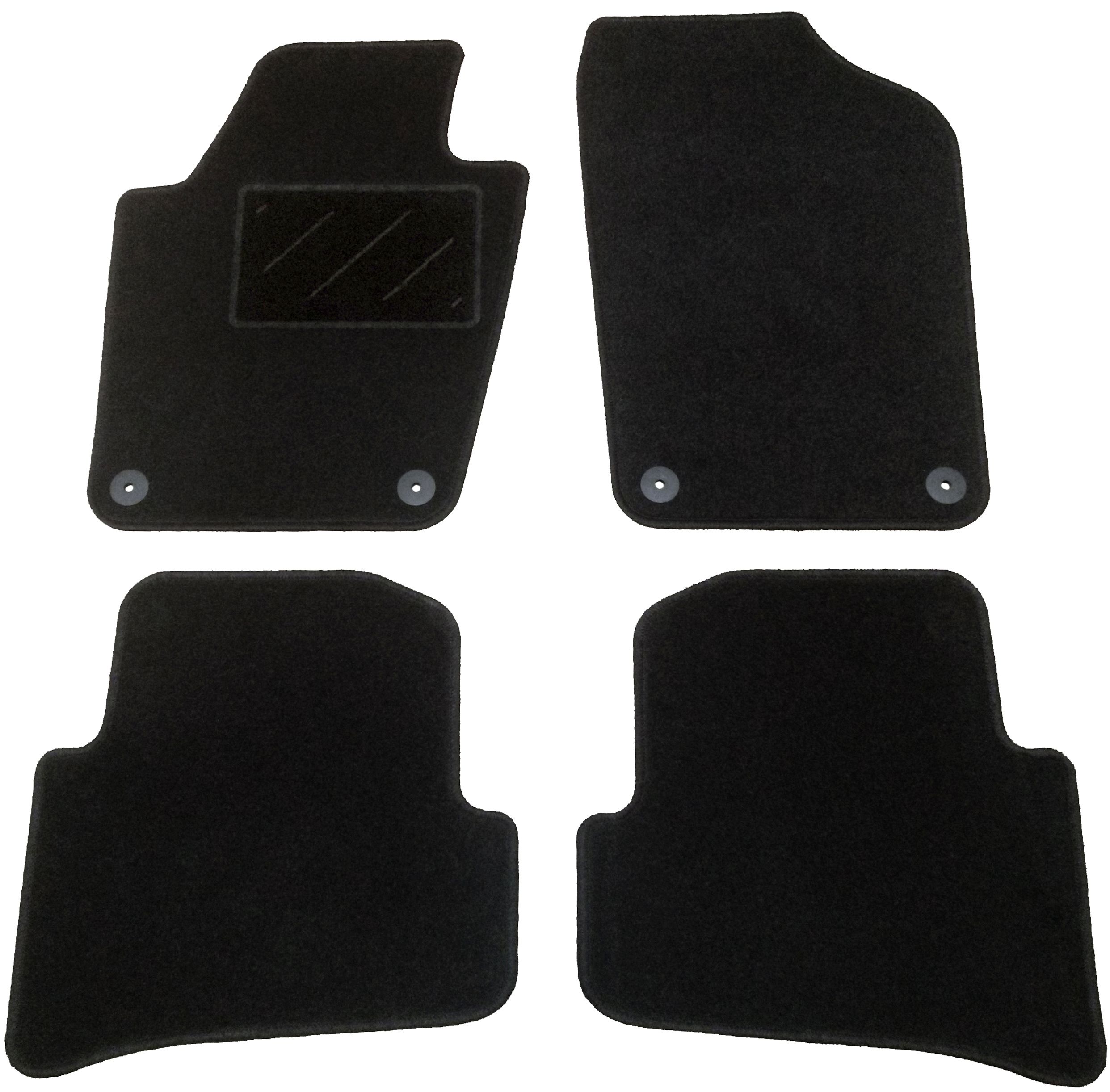 4-delige set - Passend voor VW Polo 6R 2010-