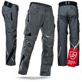 Kübler 23245353-9799-25 broek pulsslag met zijzakken, antraciet/zwart, 25