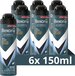 Rexona Men Invisible Ice Fresh Anti-Transpirant Deodorant Spray - 6 x 150ml