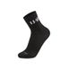 LI-NING Chaussettes mi-hautes (lot de 3) Noir nouveau/Blanc nouveau/Gris XL