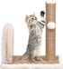 vidaXL Kattenkrabpaal met borstelboog en krabpaal