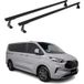 Omac Barres De Toit Heavy Duty Compatibles Avec Ford Transit Custom / Tourneo Custom Ii 2023-2026 – 2 Barres – Aluminium Noir