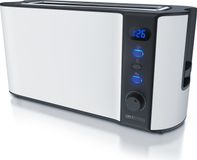 Arendo broodrooster, 1 lange gleuf, 1000 W, roestvrij staal, wit