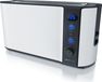 Arendo broodrooster, 1 lange gleuf, 1000 W, roestvrij staal, wit