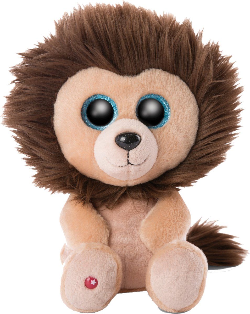 NICI Knuffelleeuw Lion Cliff 15 Cm - Beige/Bruin