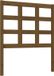 vidaXL Hoofdbord - 80,5x4x100 cm - Massief Grenenhout - Honingbruin