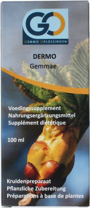 GO Gemmo Oplossingen GO Dermo bio 100 Milliliter Kruiden en planten supplement