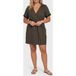 American Vintage Robe Kaki Chine Taille : L