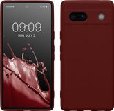 kwmobile telefoonhoesje geschikt voor Google Pixel 7a - Hoesje voor smartphone - In wijnrood
