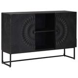 vidaXL Dressoir Zwart 105 x 30 x 68 cm
