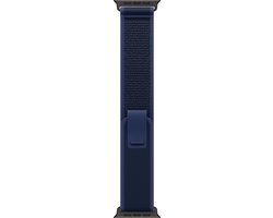 Apple Watch 49mm Trail Loop - S/M - Black Titanium Finish - Blue