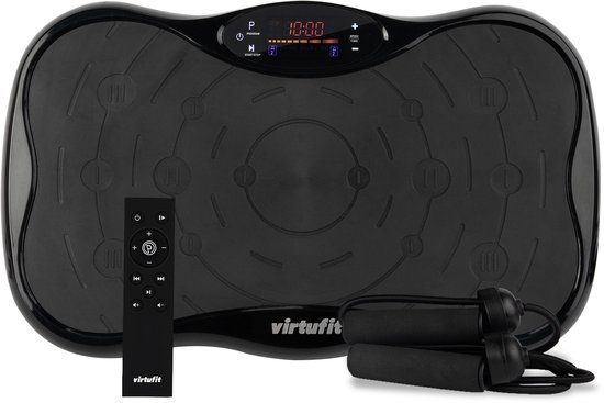 VirtuFit Fitness Trilplaat - Zwart - 6 Programma's - 99 Niveaus - 120 kg