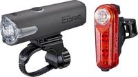 CatEye Sync Core + Sync Kinetic Fietsverlichting Set - LED - Zwart/Rood
