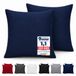Komfortec Set van 2 Premium Kussenslopen 50x50 cm - Blauw