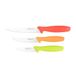 Rockingham Forge 8007 Essentials Range 3-Delige Gebruiksmessenset Rood, Groen en Oranje