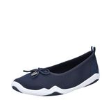Rieker 45250 ballerina dames, Blauw, 36 EU